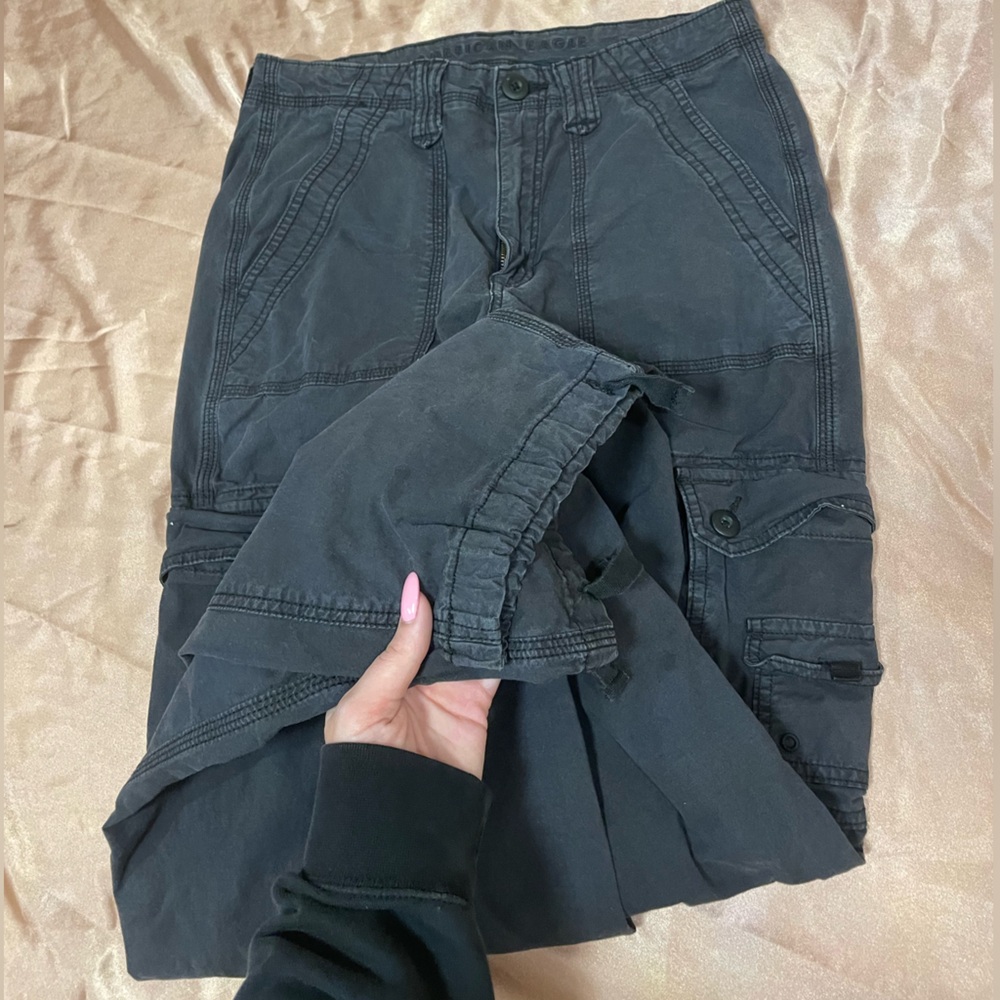 American Eagle Adjustable Ankle Cargo Joggers - image 4